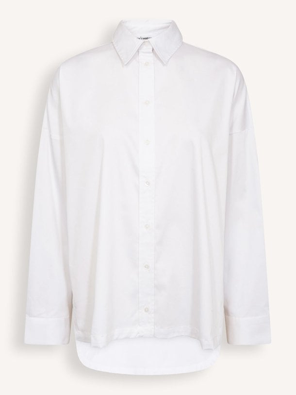 Ontdek de Dalia katoenmix blouse van Co'Couture in de kleur Wit bij Orangebag. Op werkdagen voor 21:45 besteld, morgen in huis.