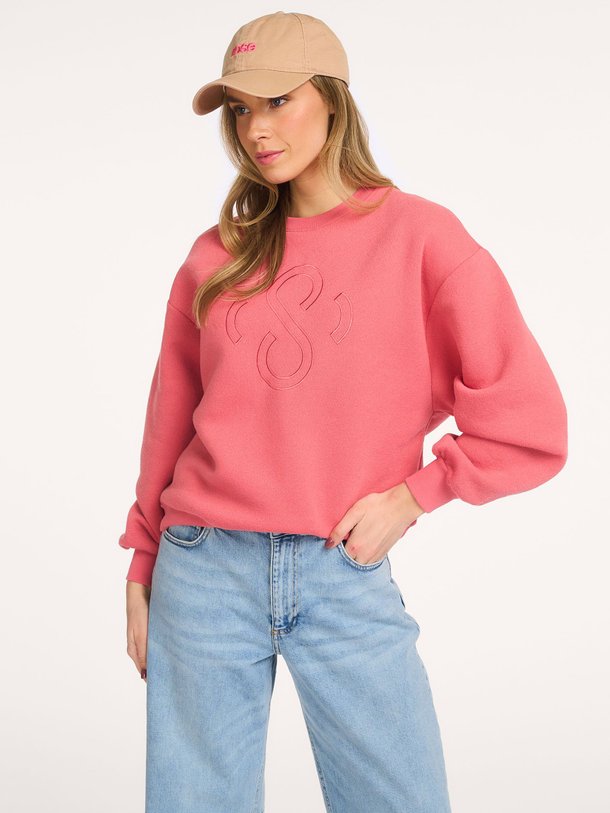 Ontdek de Katoenmix sweater van Summum in de kleur Oud roze bij Orangebag. Op werkdagen voor 21:45 besteld, morgen in huis.