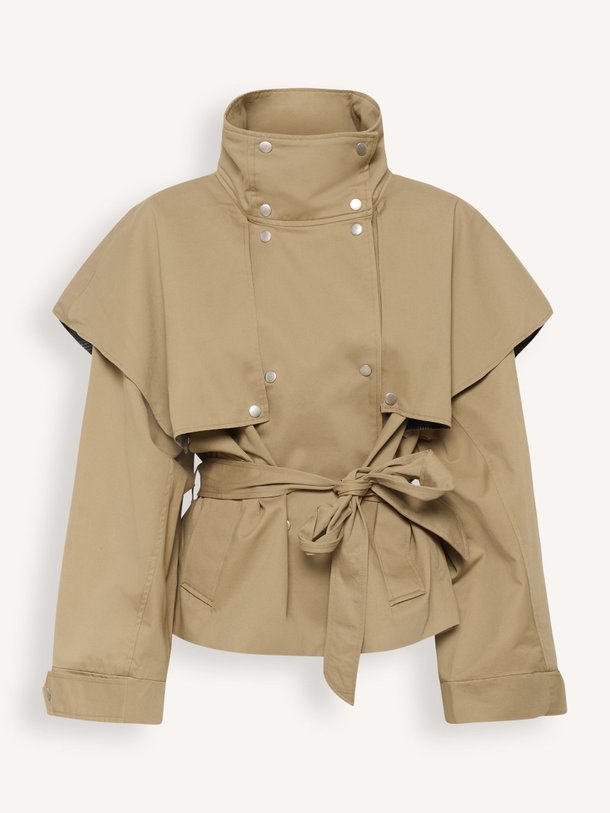 Ontdek de Dana katoenen trenchcoat van Karen By Simonsen in de kleur Camel bij Orangebag. Op werkdagen voor 21:45 besteld, morgen in huis.