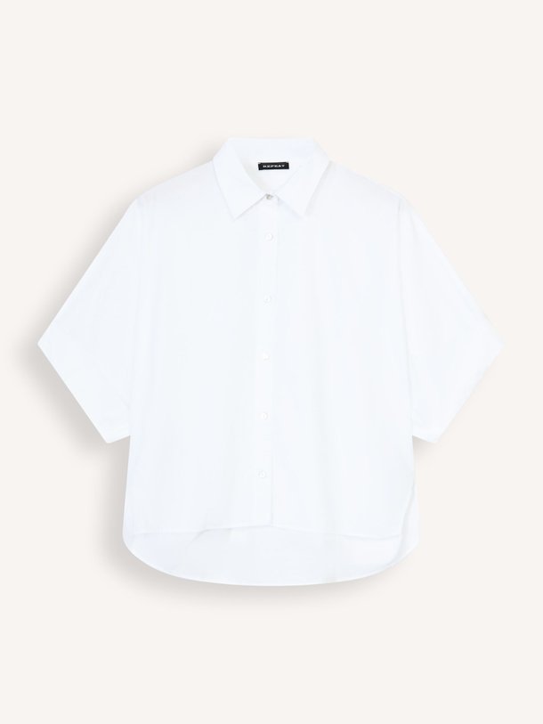 Ontdek de Katoenen blouse van Repeat in de kleur Wit bij Orangebag. Op werkdagen voor 21:45 besteld, morgen in huis.