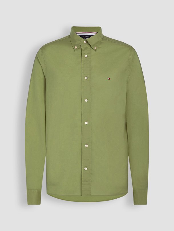 Ontdek de Katoenen poplin overhemd van Tommy Hilfiger in de kleur olijfgroen bij Orangebag. Op werkdagen voor 21:45 besteld, morgen in huis.