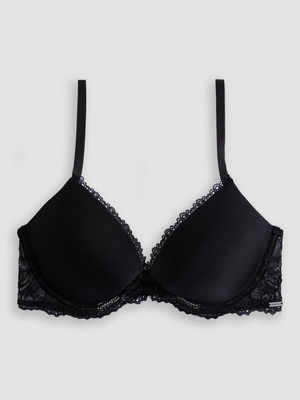 Ontdek de Push up T-shirt beha met kant van Calvin Klein in de kleur zwart bij Orangebag. Op werkdagen voor 21:45 besteld, morgen in huis.