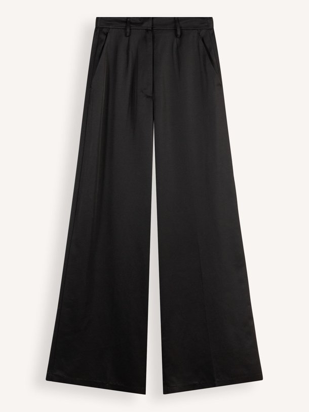 Ontdek de Viscosemix wide leg pantalon van forte_forte in de kleur zwart bij Orangebag. Op werkdagen voor 21:45 besteld, morgen in huis.