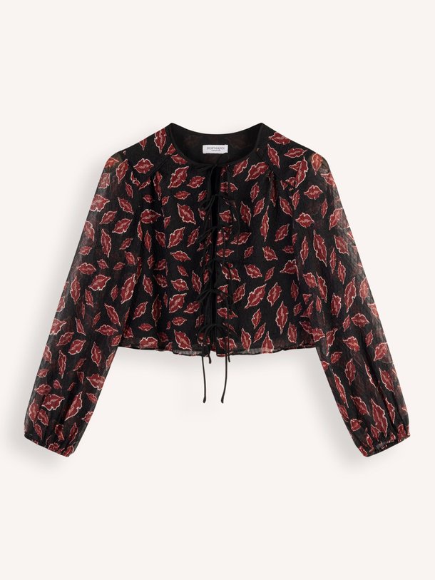 Ontdek de Erika geweven top met print van Hofmann Copenhagen in de kleur rood bij Orangebag. Op werkdagen voor 21:45 besteld, morgen in huis.