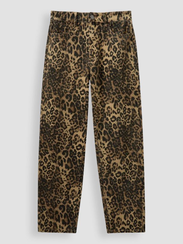 Ontdek de High waist straight fit leopard jeans van Sofie Schnoor in de kleur bruin bij Orangebag. Op werkdagen voor 21:45 besteld, morgen in huis.