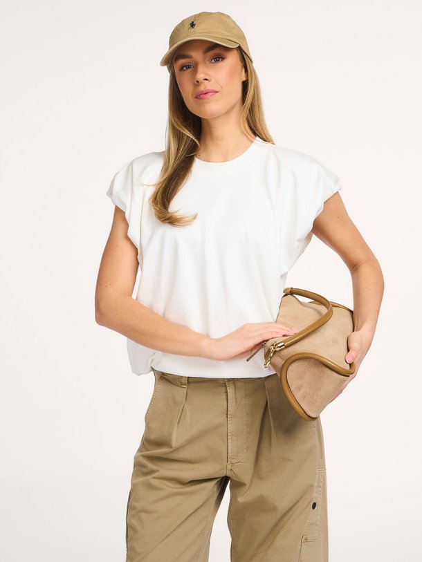 Ontdek de Kell katoenen top van Johny in de kleur Wit bij Orangebag. Op werkdagen voor 21:45 besteld, morgen in huis.