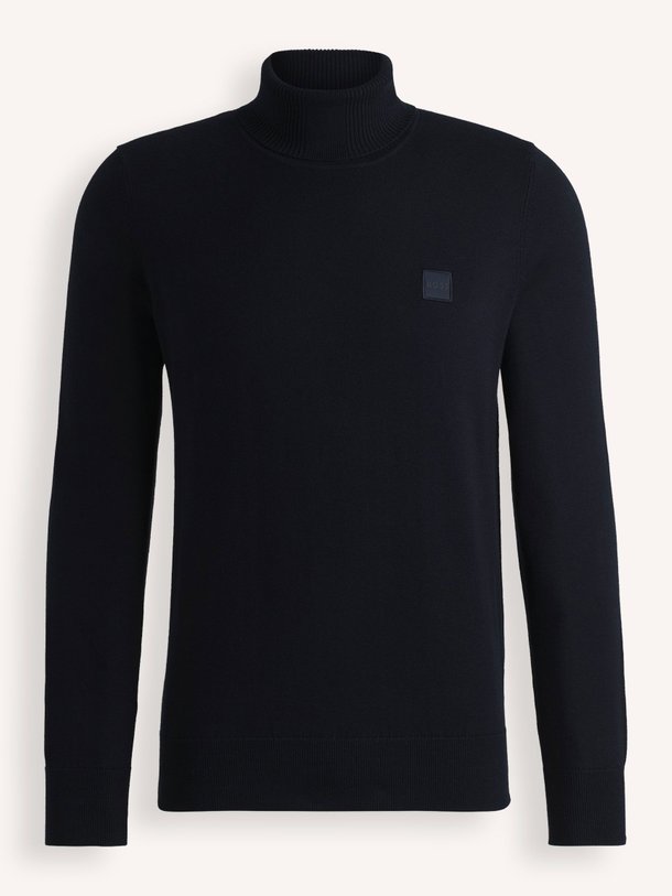 Ontdek de Akiro katoen/cashmeremix coltrui van Boss in de kleur donkerblauw bij Orangebag. Op werkdagen voor 21:45 besteld, morgen in huis.