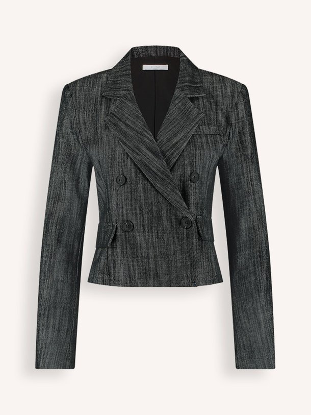 Ontdek de Adina katoenen cropped blazer van By-Bar in de kleur zwart bij Orangebag. Op werkdagen voor 21:45 besteld, morgen in huis.