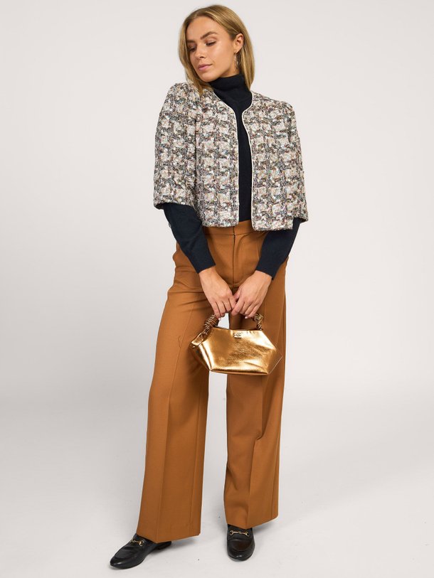 Ontdek de Dulce viscosemix wide leg pantalon van Vanessa Bruno in de kleur caramel bij Orangebag. Op werkdagen voor 21:45 besteld, morgen in huis.