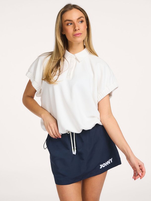 Ontdek de Mellie katoenen top van Johny in de kleur Wit bij Orangebag. Op werkdagen voor 21:45 besteld, morgen in huis.