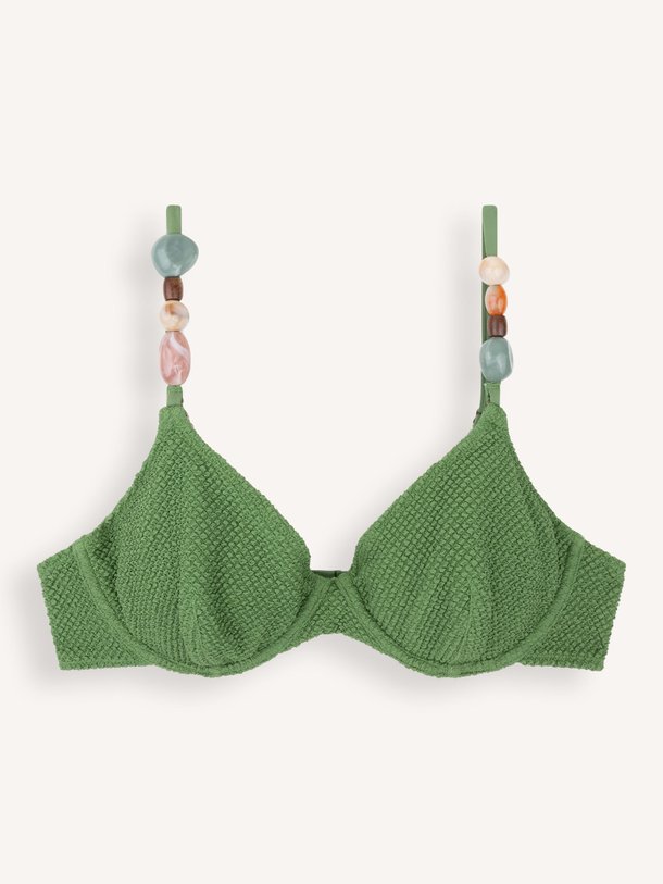 Ontdek de Romeo niet voorgevormde bikinitop met structuur van Love Stories in de kleur groen bij Orangebag. Op werkdagen voor 21:45 besteld, morgen in huis.