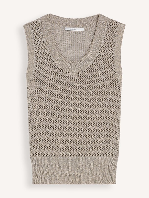 Summum Sleeveless Top Viscose Lurex Knit Ontdek de Sleeveless top Viscose lurex knit van Summum bij Orangebag. Op werkdagen voor 21:45 besteld, morgen in huis.