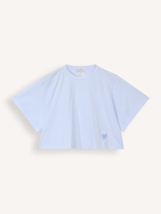 Ontdek de Katoenen T-shirt van forte_forte in de kleur lavendel bij Orangebag. Op werkdagen voor 21:45 besteld, morgen in huis.