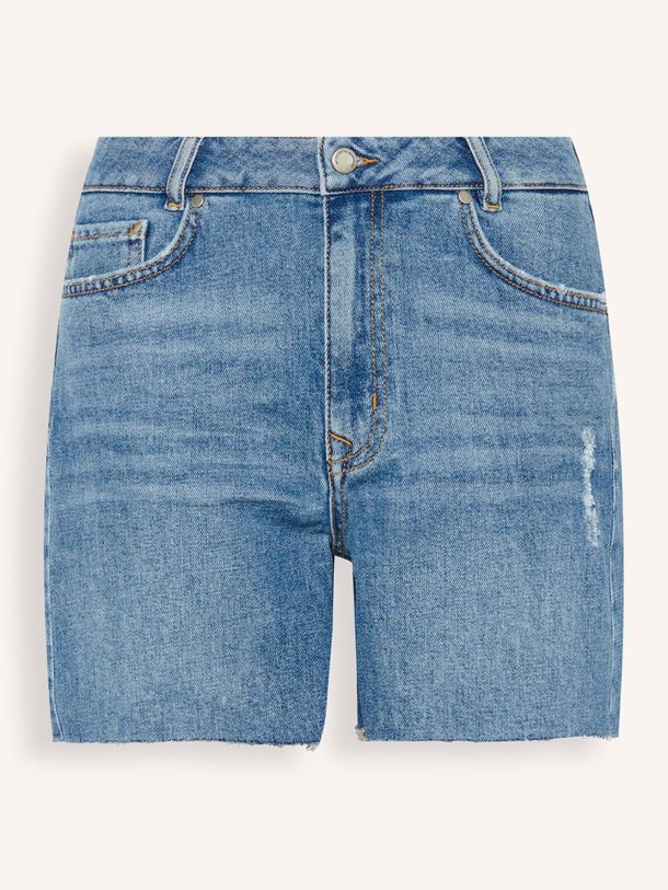 Ontdek de Lucy high waist loose fit short van My Essential Wardrobe in de kleur blauw bij Orangebag. Op werkdagen voor 21:45 besteld, morgen in huis.