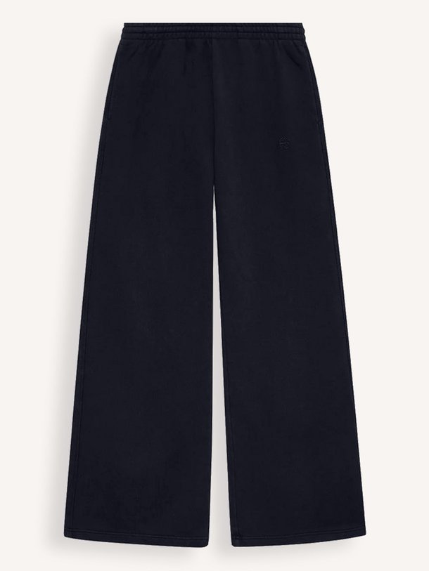 Ontdek de Kacey katoenen joggingbroek met borduursel van Anine Bing in de kleur Zwart bij Orangebag. Op werkdagen voor 21:45 besteld, morgen in huis.