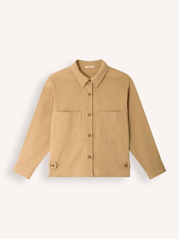 Ontdek de Anderson katoenmix jack van Sessun in de kleur Beige bij Orangebag. Op werkdagen voor 21:45 besteld, morgen in huis.