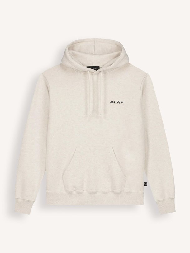 Ontdek de Katoenen gemêleerde hoodie van OLAF in de kleur zand bij Orangebag. Op werkdagen voor 21:45 besteld, morgen in huis.