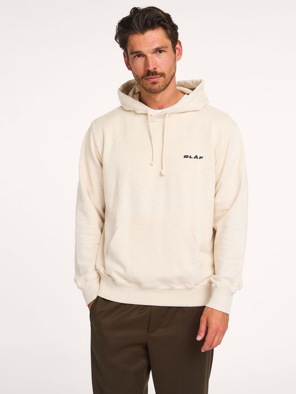 Ontdek de Katoenen gemêleerde hoodie van OLAF in de kleur zand bij Orangebag. Op werkdagen voor 21:45 besteld, morgen in huis.