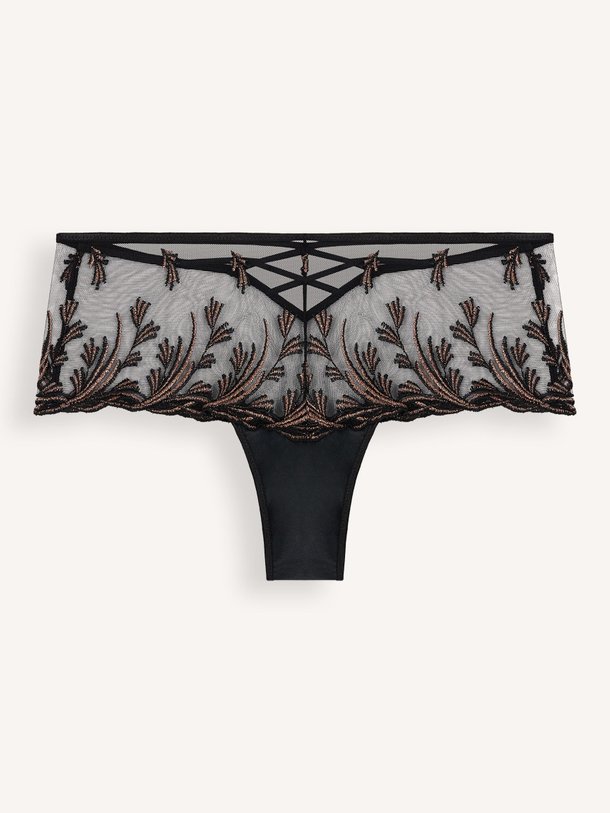 Ontdek de Cosmic Romance mesh hipster met borduursel van Aubade in de kleur Zwart bij Orangebag. Op werkdagen voor 21:45 besteld, morgen in huis.