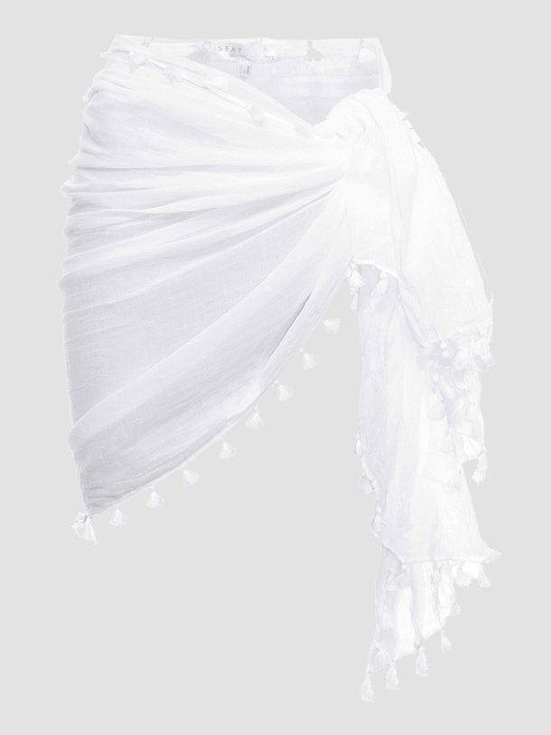 Ontdek de New romantic sarong van Seafolly in de kleur wit bij Orangebag. Op werkdagen voor 21:45 besteld, morgen in huis.