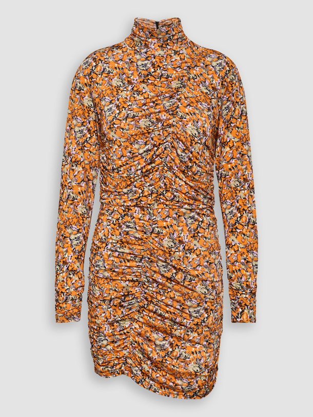 Ontdek de Oda viscosemix elastische jurk met print van Gestuz in de kleur oranje bij Orangebag. Op werkdagen voor 21:45 besteld, morgen in huis.