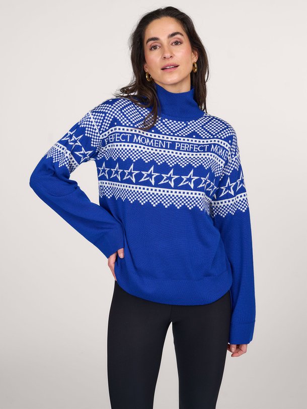 Ontdek de Merinowollen coltrui van Perfect Moment in de kleur blauw bij Orangebag. Op werkdagen voor 21:45 besteld, morgen in huis.