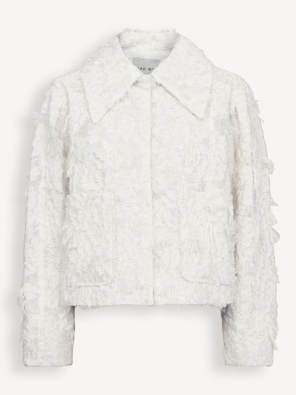 Ontdek de Jany viscosemix jasje met franjes van Copenhagen Muse in de kleur Off-white bij Orangebag. Op werkdagen voor 21:45 besteld, morgen in huis.