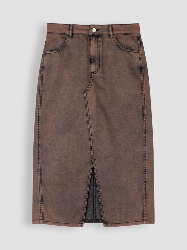 Ontdek de Ketly katoenmix rok van Mads Norgaard in de kleur bruin bij Orangebag. Op werkdagen voor 21:45 besteld, morgen in huis.