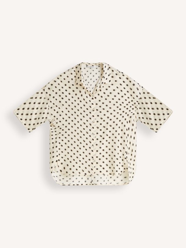 Ontdek de Viscose/katoenmix blouse met stippen van Summum bij Orangebag. Op werkdagen voor 21:45 besteld, morgen in huis.