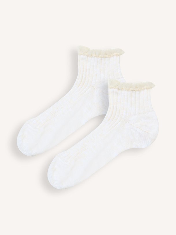 Ontdek de Basoli fijngebreide gemêleerde sokken van Bellerose in de kleur Naturel bij Orangebag. Op werkdagen voor 21:45 besteld, morgen in huis.