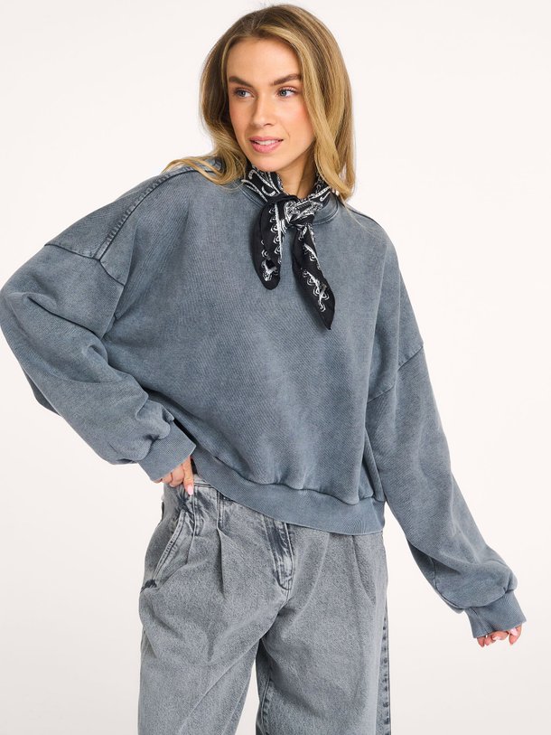 Ontdek de Ferna katoenen sweater van Bellerose in de kleur Donkergrijs bij Orangebag. Op werkdagen voor 21:45 besteld, morgen in huis.