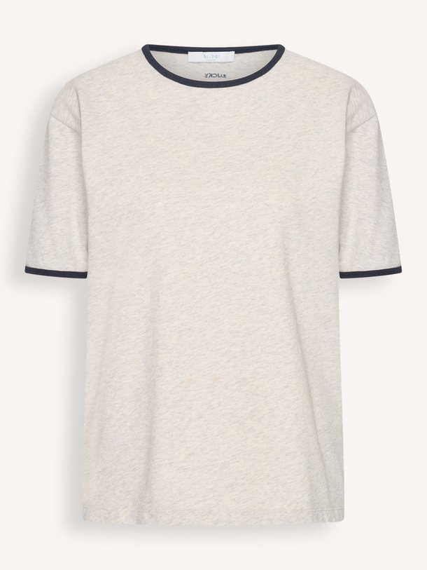 Ontdek de Nimes organic cotton gemêleerd T-shirt van By-Bar in de kleur Lichtgrijs bij Orangebag. Op werkdagen voor 21:45 besteld, morgen in huis.