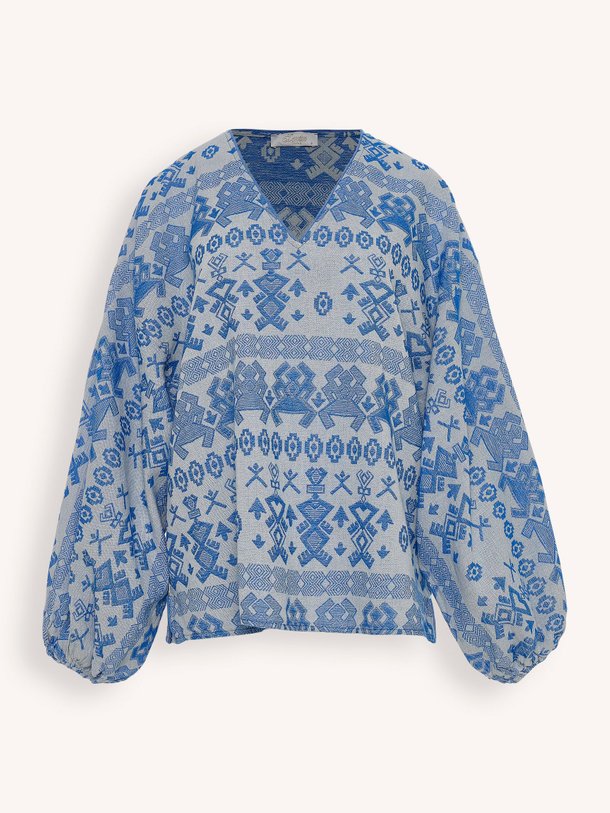 Ontdek de Wildwood katoenen top met borduursel van Devotion in de kleur Blauw bij Orangebag. Op werkdagen voor 21:45 besteld, morgen in huis.