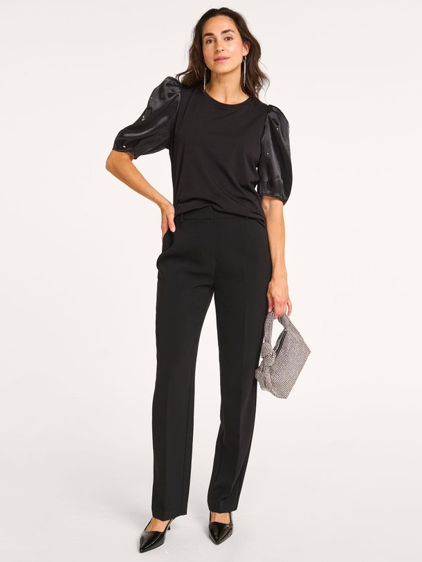 Ontdek de Polena geweven pantalon van Dante 6 in de kleur Zwart bij Orangebag. Op werkdagen voor 21:45 besteld, morgen in huis.