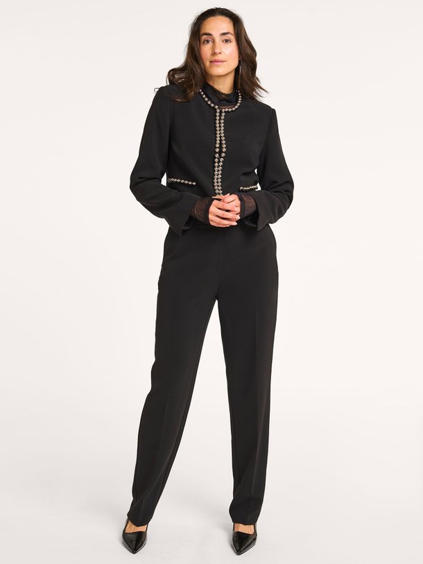 Ontdek de Polena geweven pantalon van Dante 6 in de kleur Zwart bij Orangebag. Op werkdagen voor 21:45 besteld, morgen in huis.