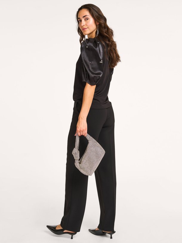 Ontdek de Polena geweven pantalon van Dante 6 in de kleur Zwart bij Orangebag. Op werkdagen voor 21:45 besteld, morgen in huis.
