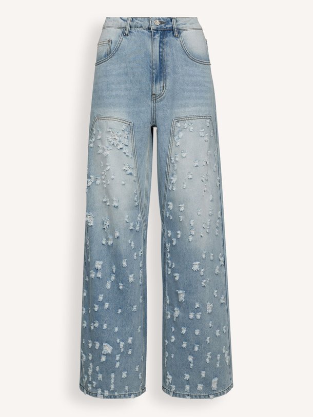 Ontdek de High waist loose fit non-stretch jeans van Haute L'Amitié in de kleur lichtblauw bij Orangebag. Op werkdagen voor 21:45 besteld, morgen in huis.