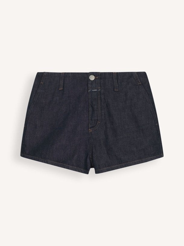 Ontdek de Micro denim short van Closed in de kleur Donkerblauw bij Orangebag. Op werkdagen voor 21:45 besteld, morgen in huis.