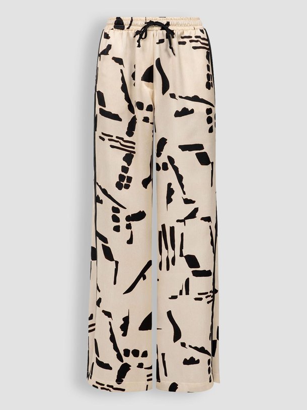 Ontdek de Hill geweven wide leg broek met print van Alchemist in de kleur champagne bij Orangebag. Op werkdagen voor 21:45 besteld, morgen in huis.