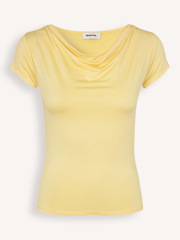 Ontdek de Hima jersey drapy top van Modstrom in de kleur Geel bij Orangebag. Op werkdagen voor 21:45 besteld, morgen in huis.