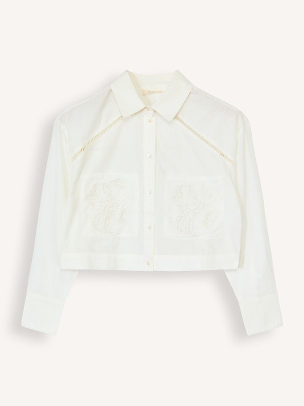 Ontdek de Birdie katoenen blouse van Louizon in de kleur ecru bij Orangebag. Op werkdagen voor 21:45 besteld, morgen in huis.