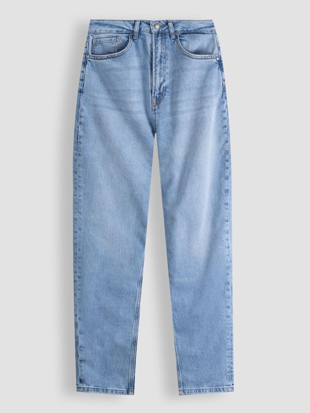 Ontdek de The Mom high waist straight fit jeans van My Essential Wardrobe in de kleur lichtblauw bij Orangebag. Op werkdagen voor 21:45 besteld, morgen in huis.