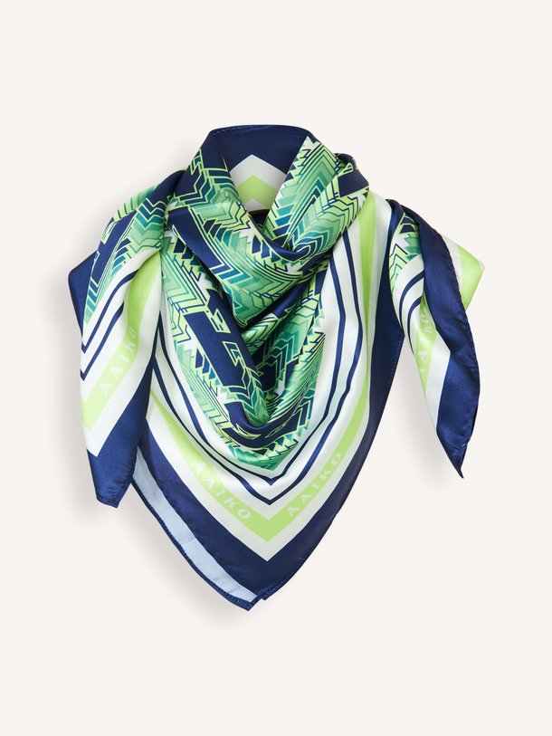 Ontdek de Pes geweven sjaal van Aaiko in de kleur Groen bij Orangebag. Op werkdagen voor 21:45 besteld, morgen in huis.