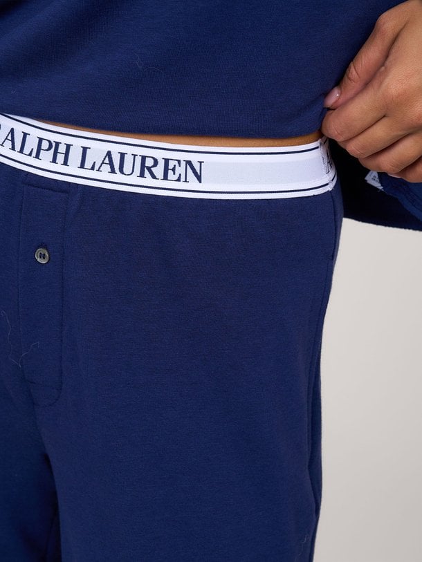Ontdek de Katoenmix pyjama set van Polo Ralph Lauren in de kleur donkerblauw bij Orangebag. Op werkdagen voor 21:45 besteld, morgen in huis.