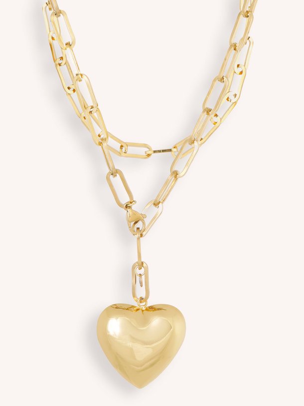 Ontdek de Vergulde halsketting met hart van Ellen Beekmans in de kleur goudkleur bij Orangebag. Op werkdagen voor 21:45 besteld, morgen in huis.