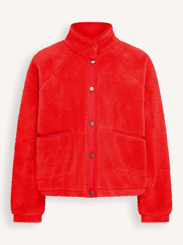 Ontdek de Steve geweven teddy jack van By-Bar in de kleur Rood bij Orangebag. Op werkdagen voor 21:45 besteld, morgen in huis.