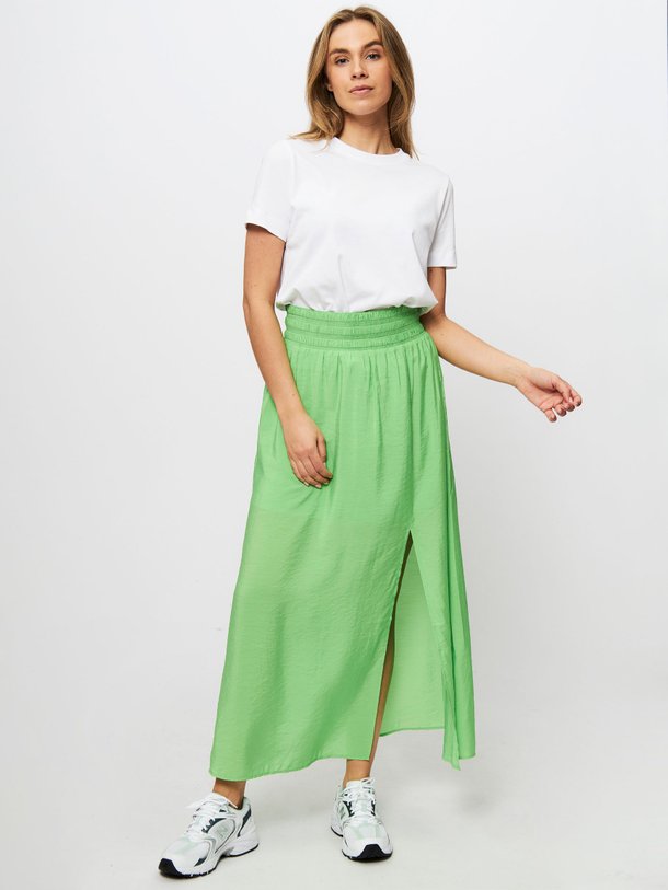 Ontdek de Reverie modalmix A-lijn rok van Dante 6 in de kleur groen bij Orangebag. Op werkdagen voor 21:45 besteld, morgen in huis.