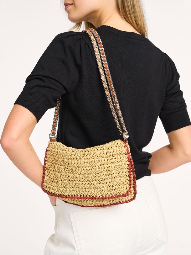 Becksondergaard Hollis - Gevlochten Schouder-/Handtas - Naturel Ontdek de Hollis gevlochten schouder-/handtas van Becksondergaard in de kleur naturel bij Orangebag. Op werkdagen voor 21:45 besteld, morgen in huis.