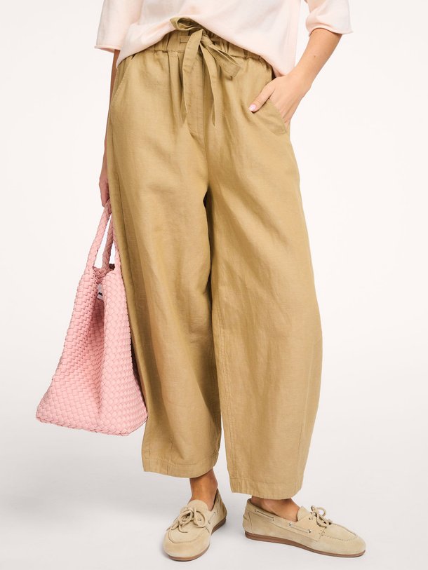 Ontdek de Mona katoen/linnenmix broek van Knit-ted in de kleur Kaki bij Orangebag. Op werkdagen voor 21:45 besteld, morgen in huis.