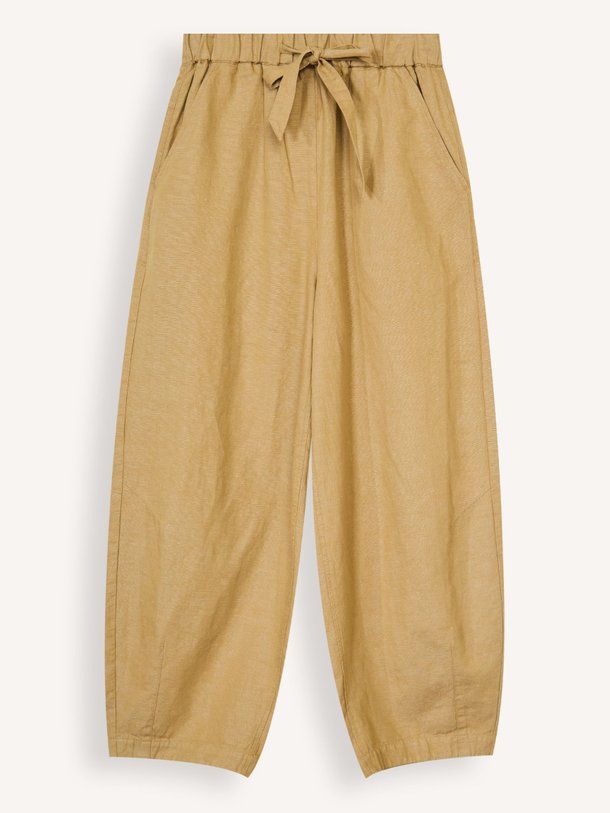 Ontdek de Mona katoen/linnenmix broek van Knit-ted in de kleur Kaki bij Orangebag. Op werkdagen voor 21:45 besteld, morgen in huis.